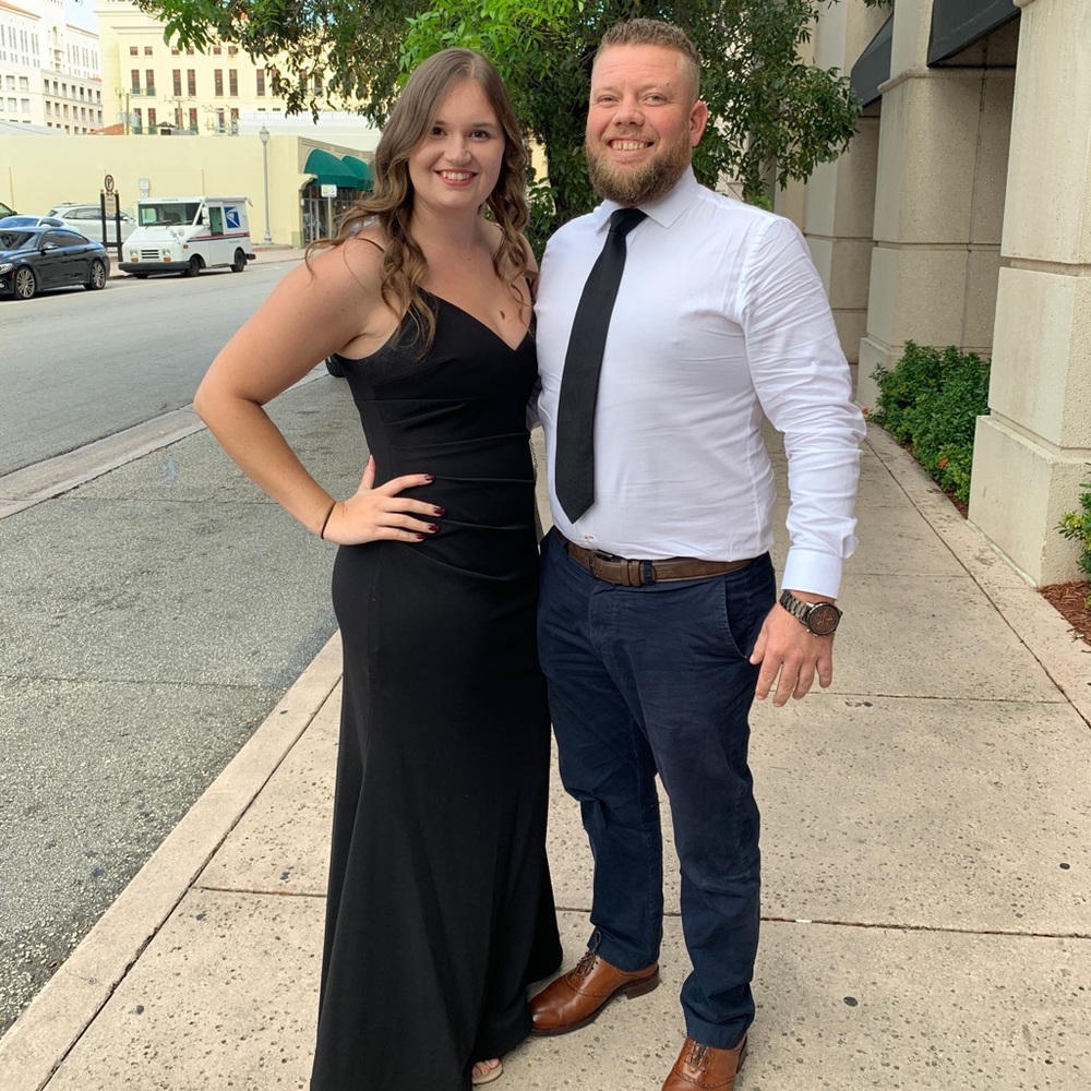 Formal black dress size 12
